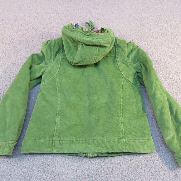 Mossimo Corduroy Hoodie Jacket – Women’s Small – Green Fall Streetwea - Picture 9 of 12
